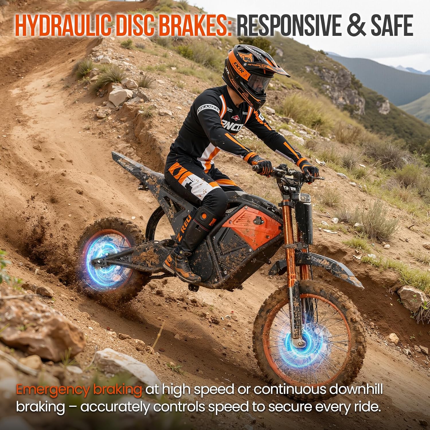 3000W High Power Electric Dirt Bike - 14