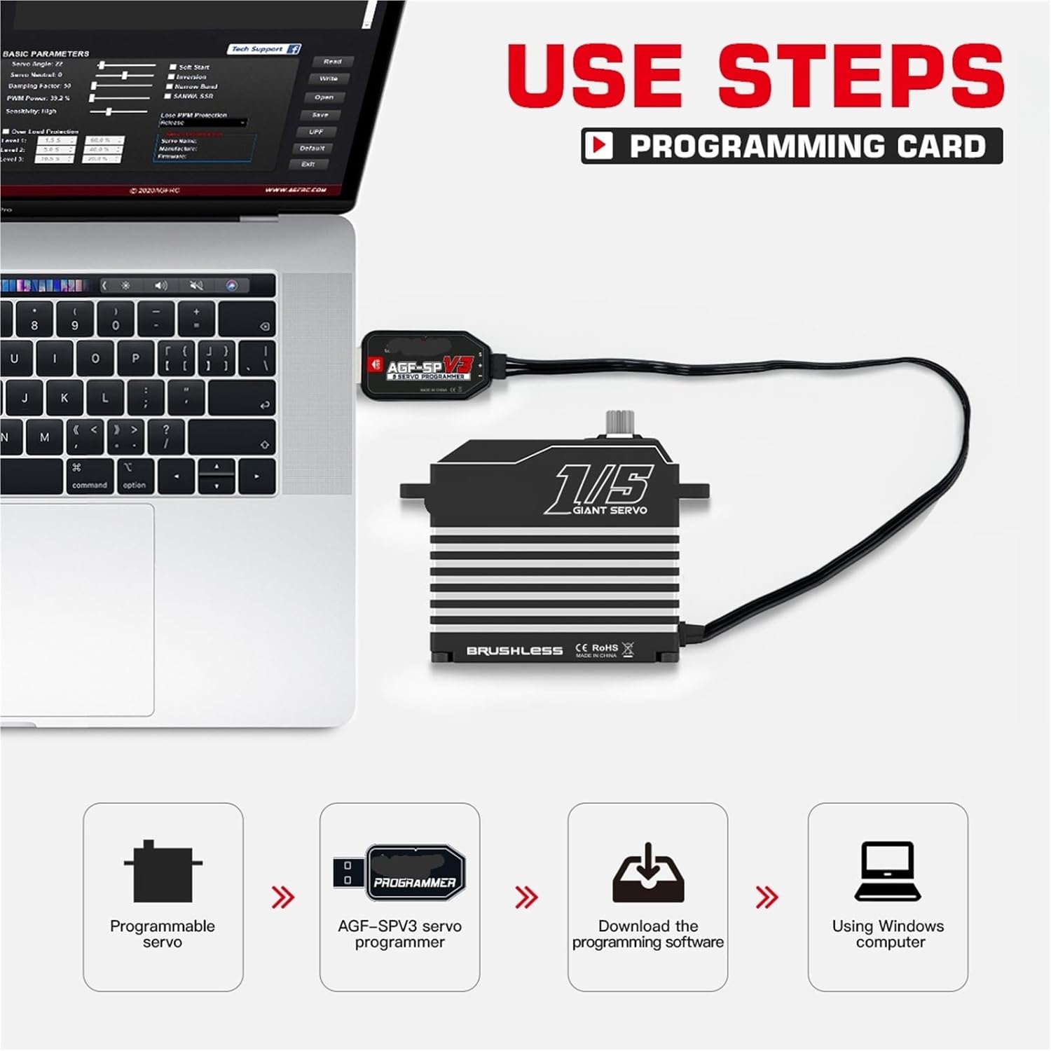 A280BHMW A280BHLW 78KG 100KG HV High Torque Brushless RC Servo Motor 1Pcs(A280BHMW 78kg)
