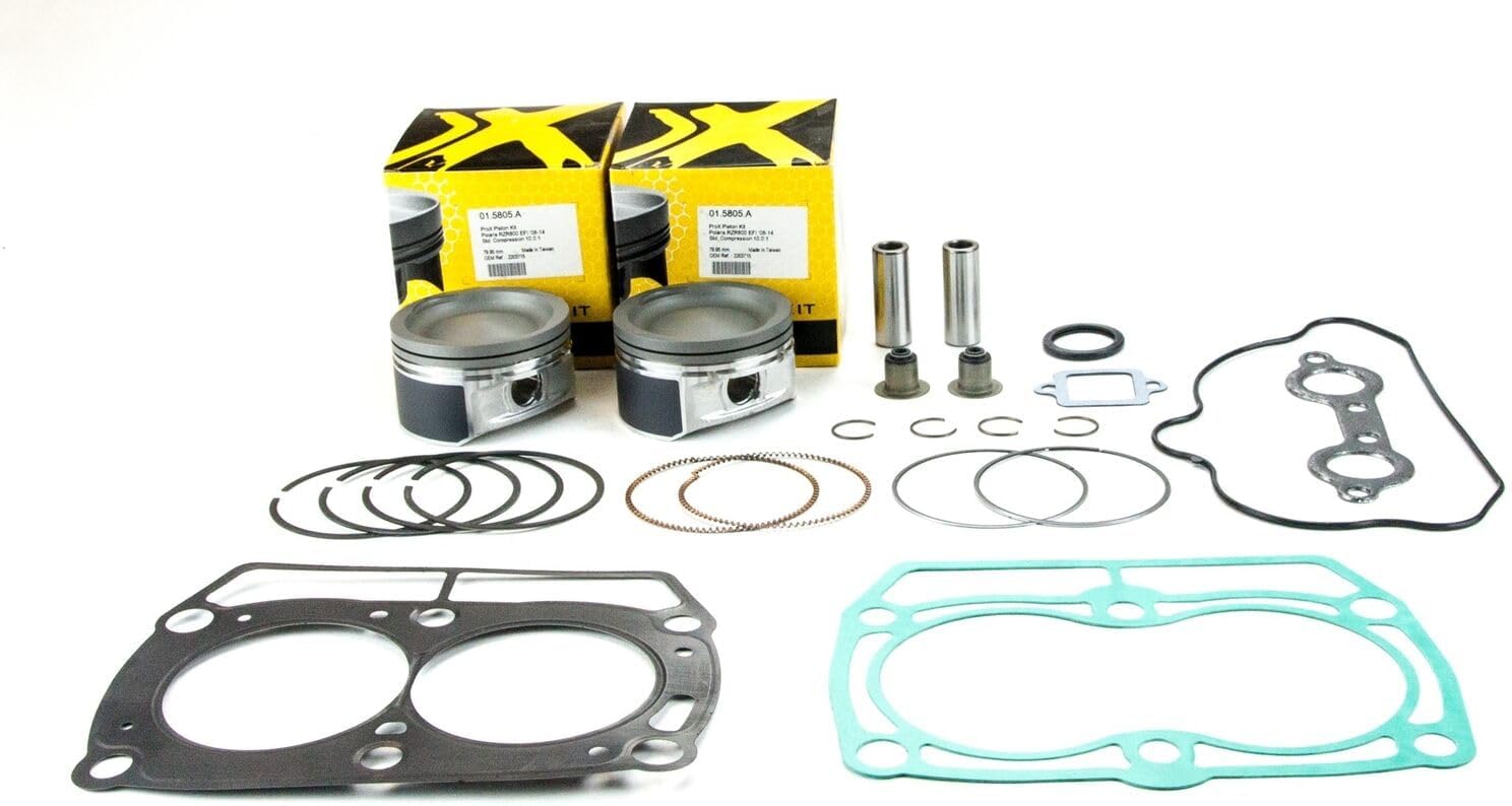 Motorcycle & Scooter Replacement Parts & Accessories For Polaris Sportsman 800, 2011-2014, Pro-X Std Piston Kit with Gasket Set Index-TRF965-3234