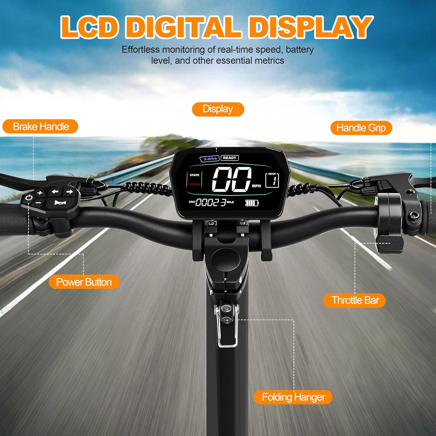 Electric Scooter, 2000W Peak Power Adults Electric Scooter, Up to 34MPH Folding E Scooter, 48V 20.8Ah, 3 Speed Modes, Dual Disc Brakes & Dual Suspension Fast E-Scooter, 10'' Tires Off-Road