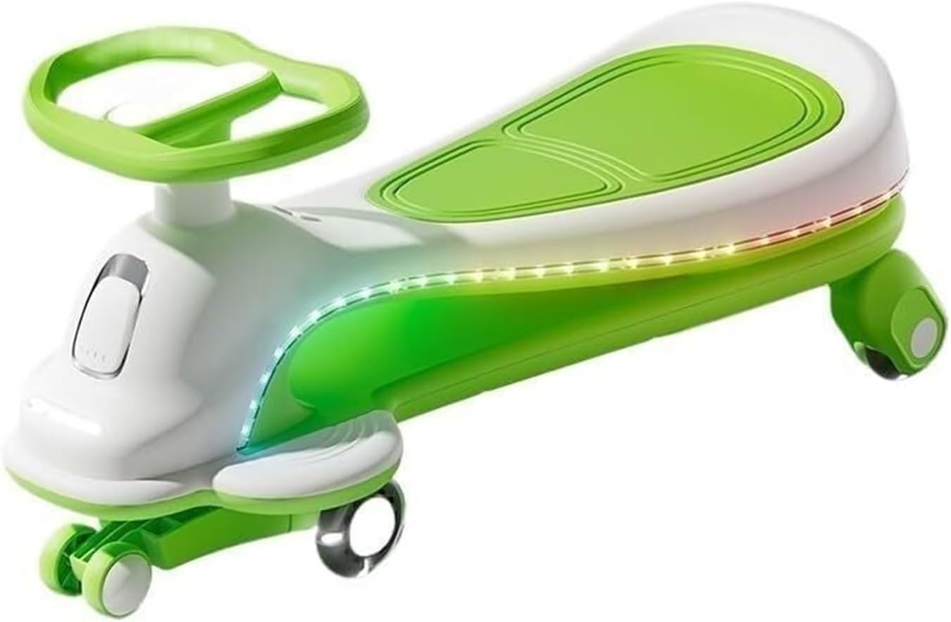 Wiggle Scooter Swing Car Wiggle Car with Pedal Ride On Toy Anti-Rollover Silent Wheel, for Boy and Girl Ages 3 and Up