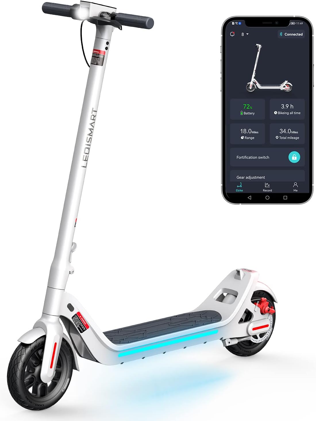 Electric Scooter - Max 17/18.6/28mile Range, 8.5