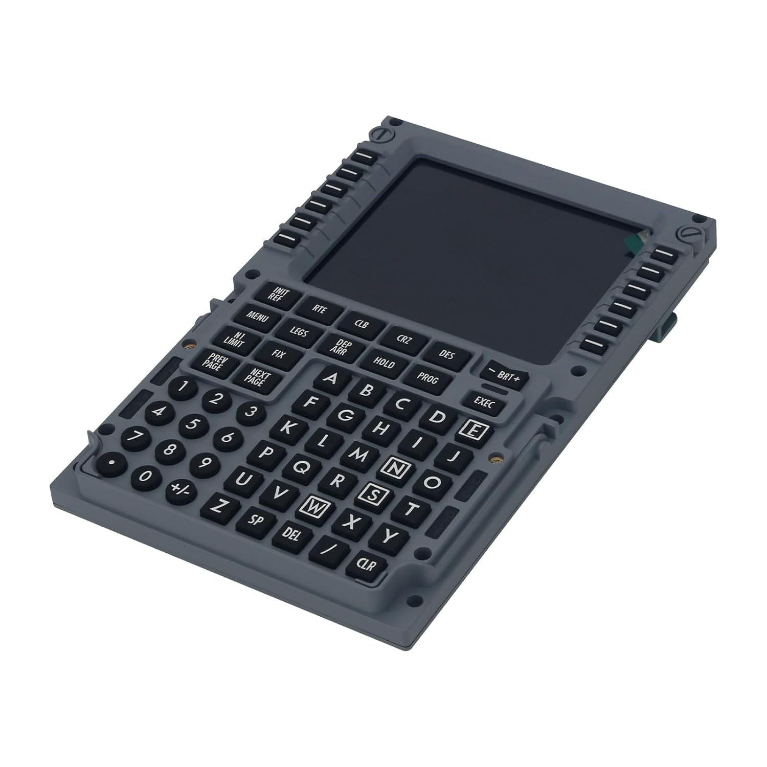 MiYee WINGFLEX B737CDU Flight Simulator Control Display Panel Unit Game Simulator Flight Simulation Peripherals Panel Route Control Plug-and-Play with Realistic Experience