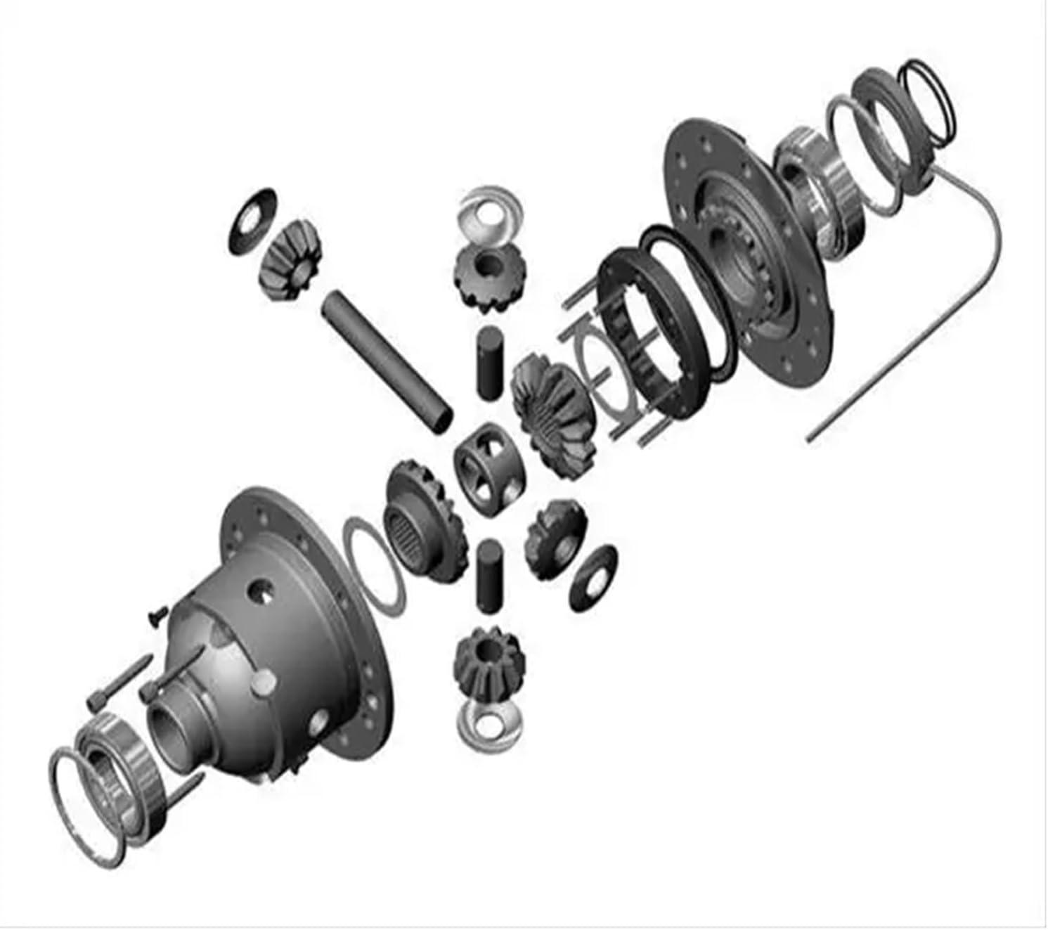 Air Differential Locker Spline Differential Compatible For Dana 35 RD105