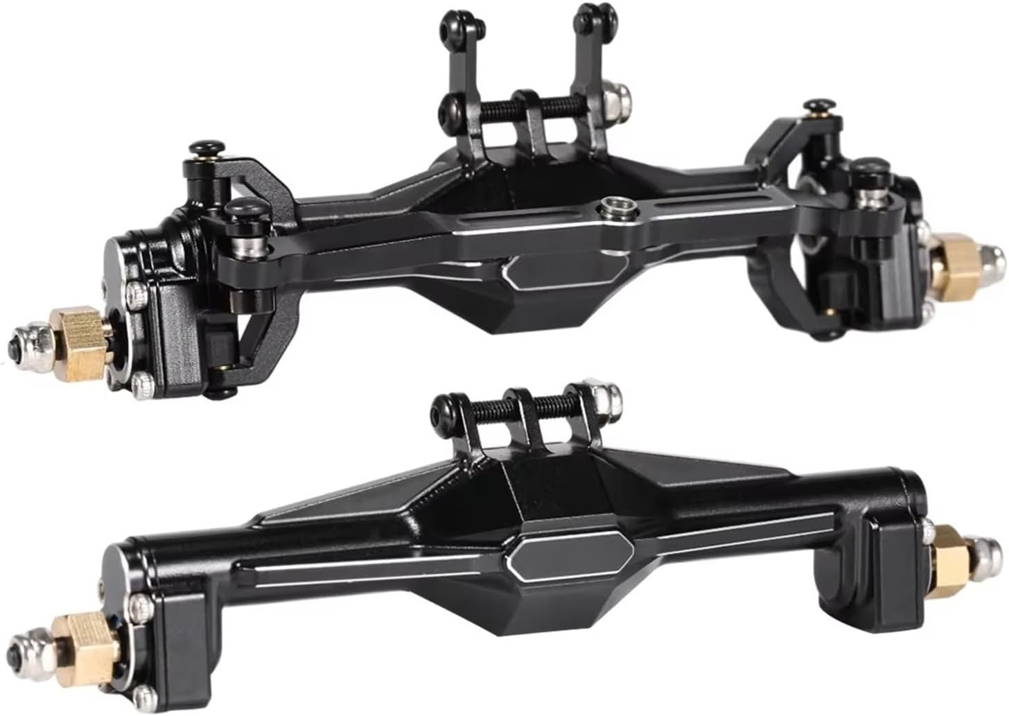 RC Car Parts Compatible with TRX4-M for Defender for Bronco K10 for Chassis Upgrade Parts Aluminum Alloy Portal Axle Set for 1/18 RC Crawler Car