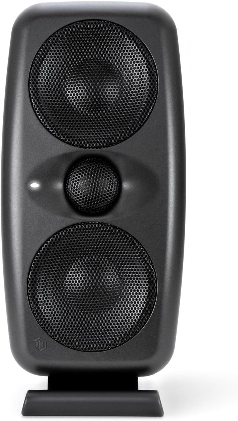 IK Multimedia iLoud MTM MKII (Single Speaker) Compact Studio Monitor with Built-in ARC Room Correction, 100W RMS high-Performance Desktop Speaker, Computer Speakers and pc Speakers use and DJs