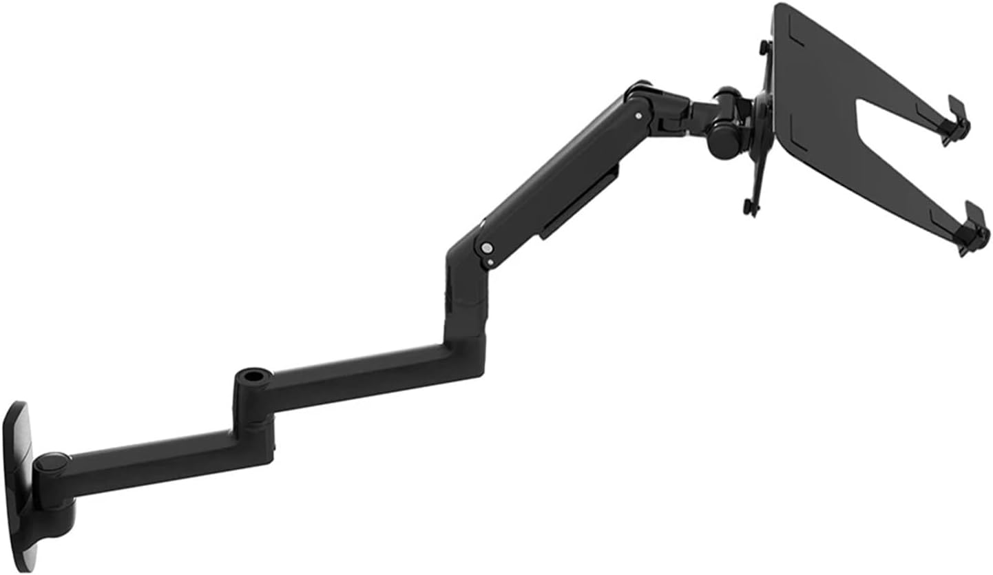 V63WT/XSJ8013WT Wall Mounted Laptop Stand Extra Long Arm Mechanical Spring Full Movement 2 in 1 Laptop Monitor Stand Laptop(Color:V63WTB)