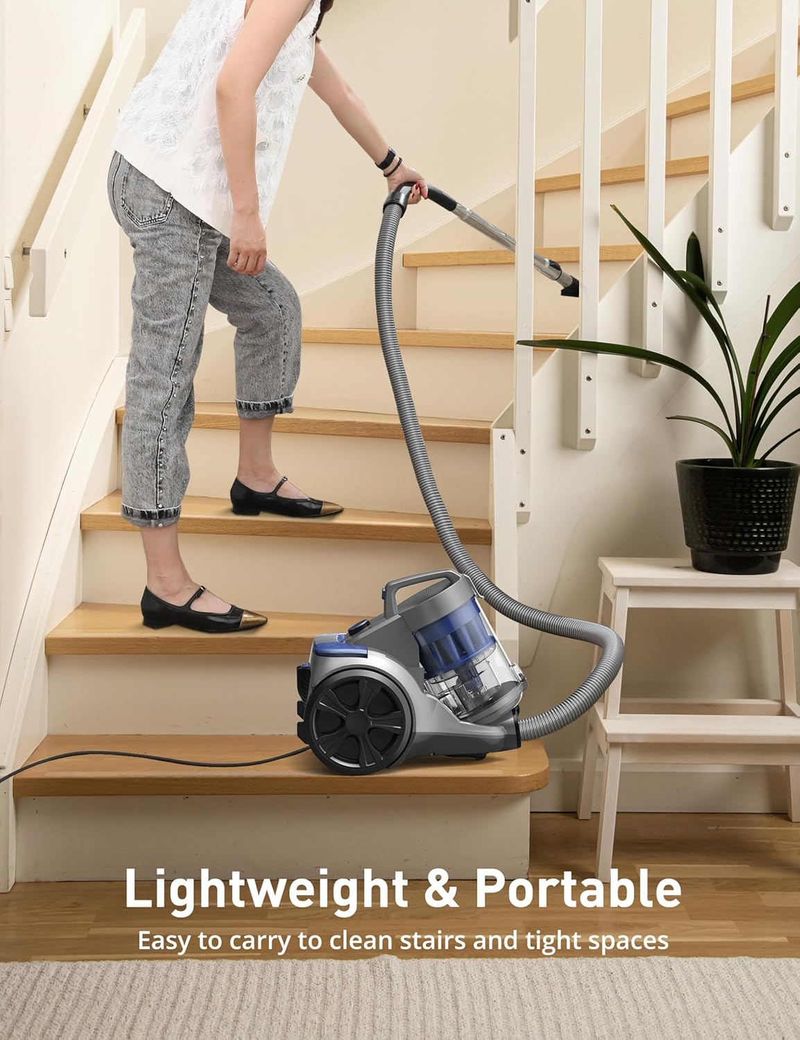 Aspiron Bagless Canister Vacuum Cleaner CA033