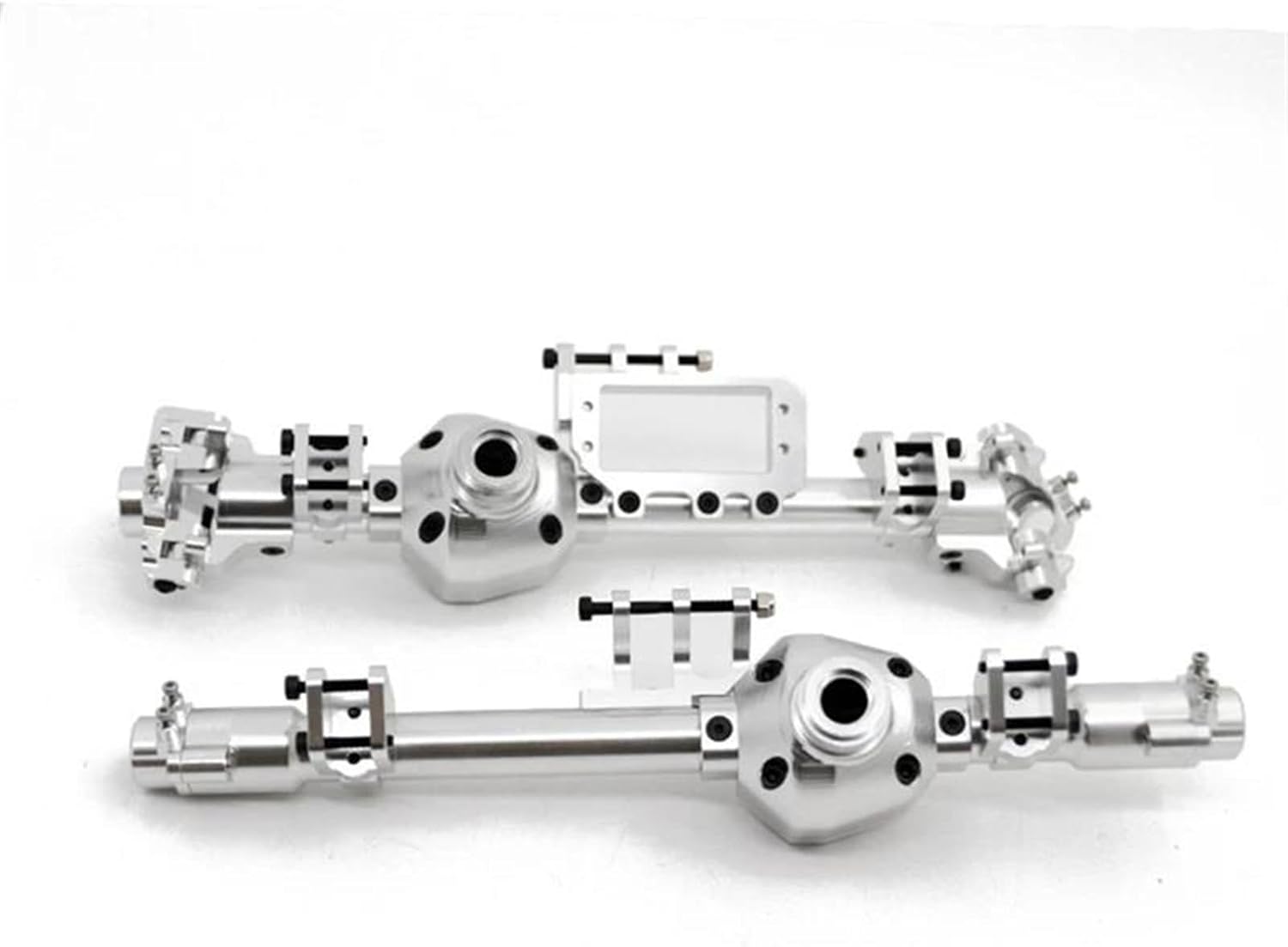 RC Vehicle Axles Compatible with Axial for RBX10 for Ryft 2Pcs Metal Front and Rear Axle Housing Bridge Shell 1/10 RC Crawler Car Upgrade Parts Accessories