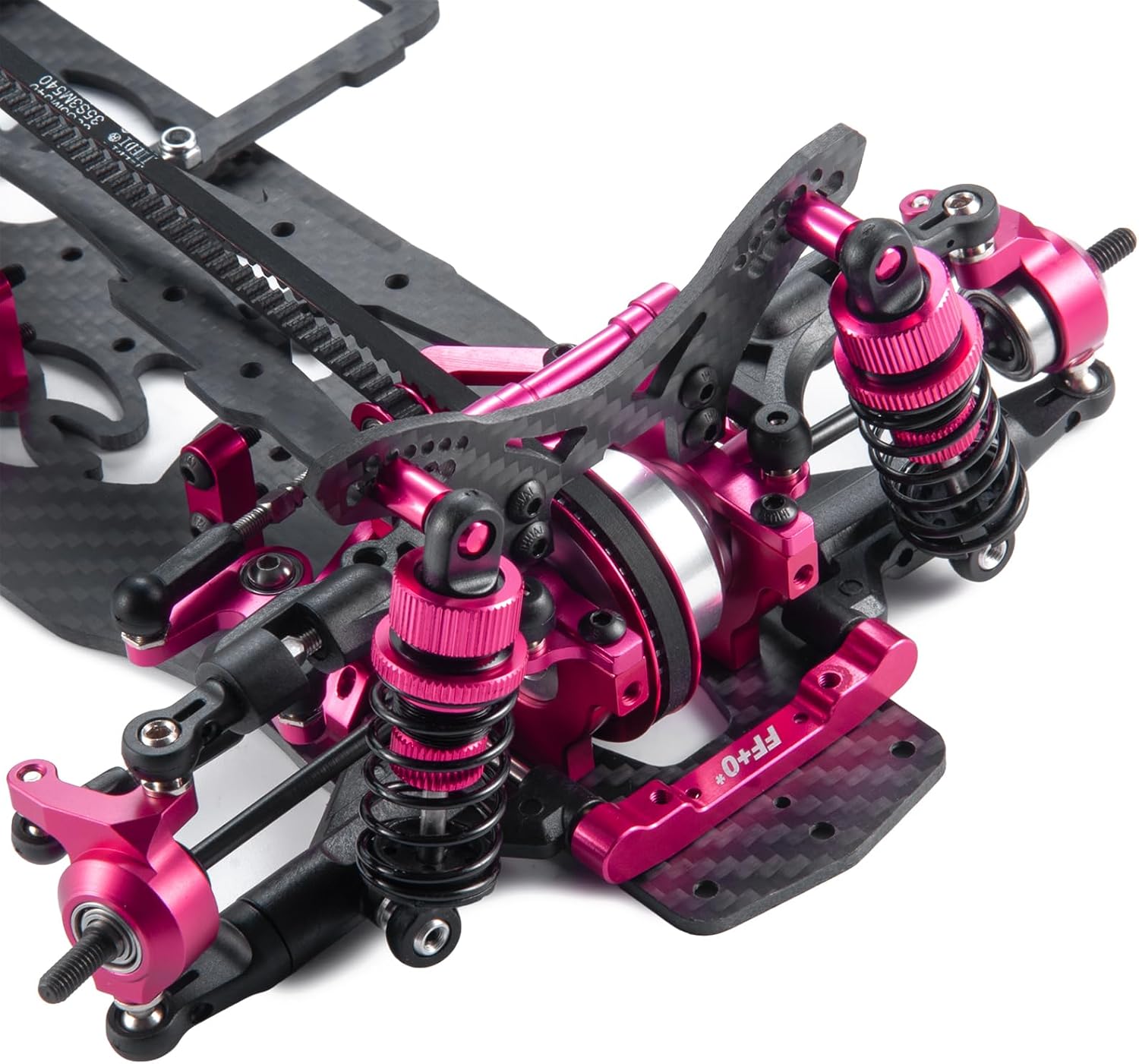 1/10 Alloy & Carbon AWD 4WD Drift Racing Car Frame Body Kit for Sakura D4 RC Road Drift Car Upgrade Parts