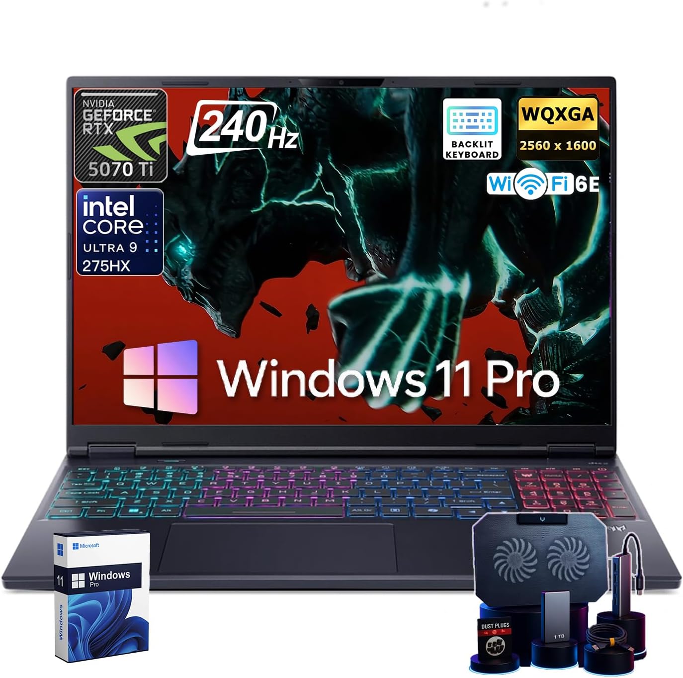 Acer Predator Helios Neo 16S Gaming Laptop, Dedicated GeForce RTX 5070Ti, 16