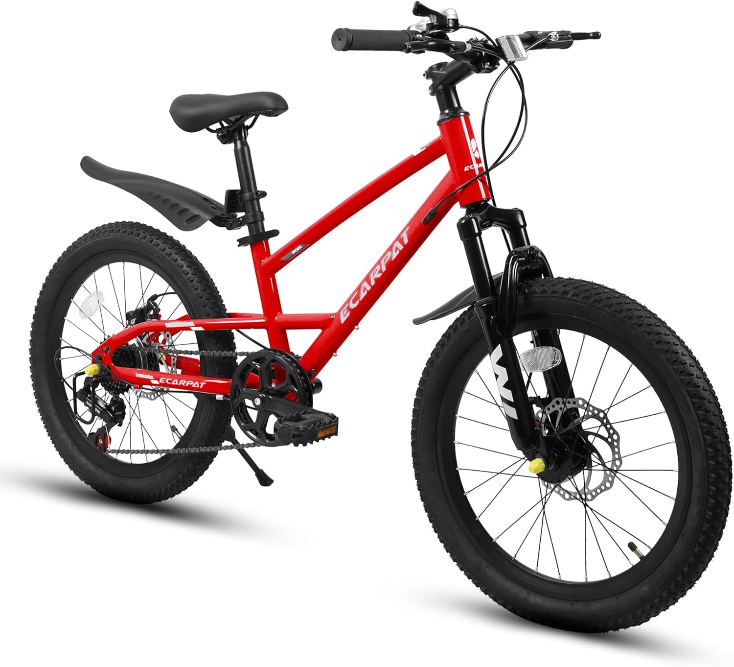 20 inch Mountain Kids Bike for Boys & Girls, Ages 6-12, 7-Speed with Front Suspension