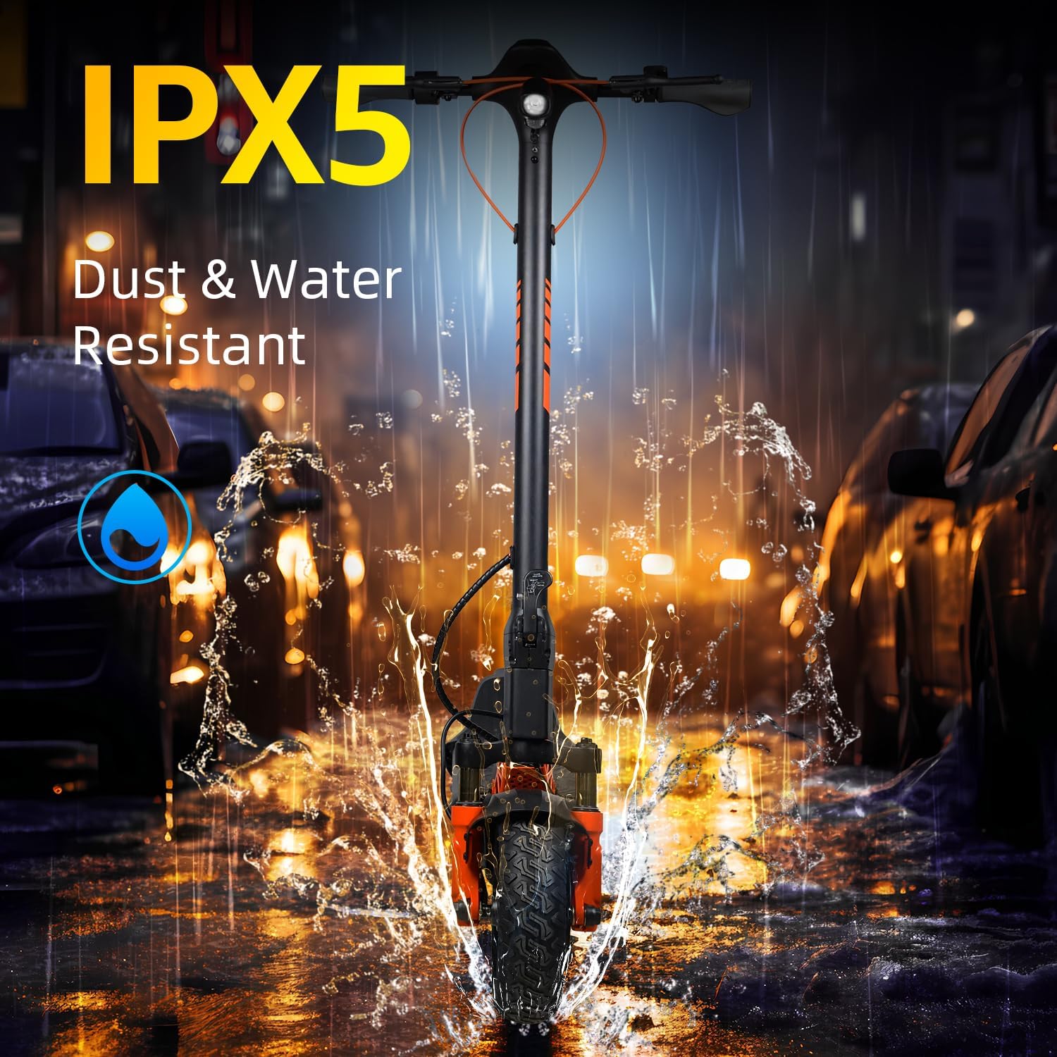 Electric Scooter Adult, 1600W*2 Dual Motor RZ1000, Up to 40-50 Miles Long Range/MAX Speed 31 Mph, 10.5'' Off Road Tires with 1152Wh Battery & Dual Suspension Commuting Fast Electric Scooter