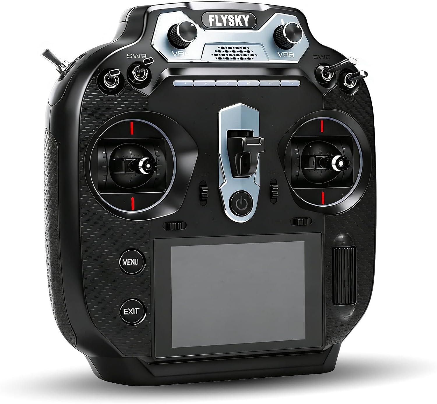 2.4GHz 16CH Radio Transmitter with Receiver, 3.5 Inch IPS Screen Remote Controller for RC Car Boat Airplane, Left Hand Throttle