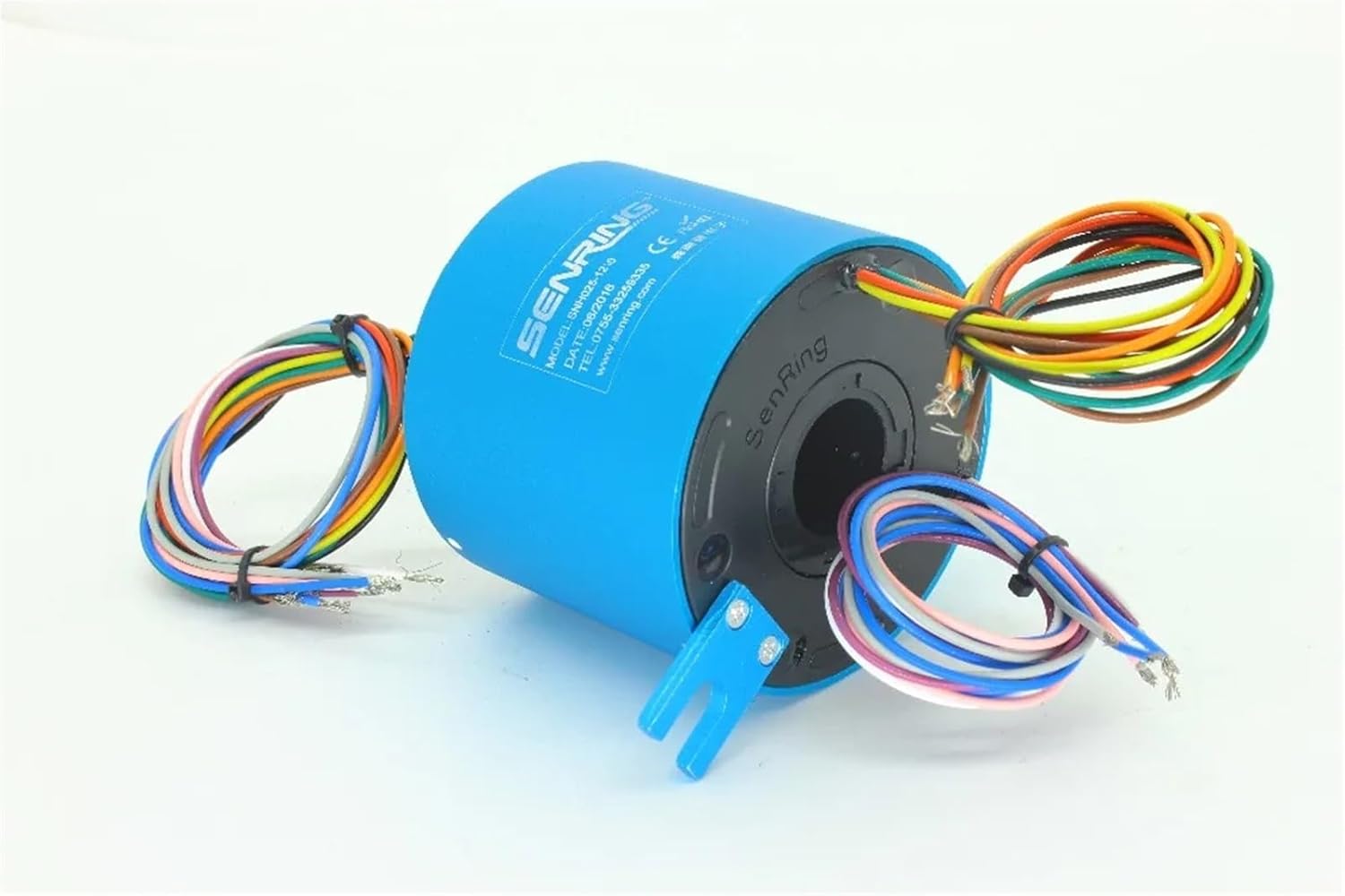 Electrical Slip Ring Compact 12 Circuits 10A 25.4mm bore Size for Through Hole Slip Ring
