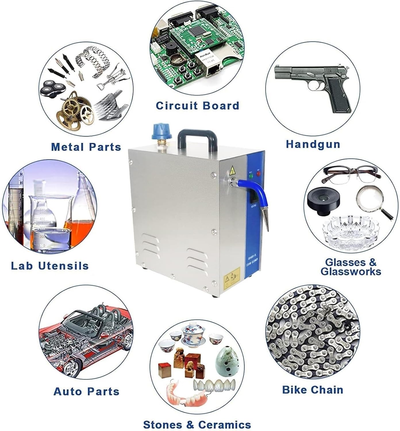 Commercial Jewelry Steam Cleaner,Gemstone Cleaning Machine,4L Jewelry Steam Cleaner, Stainless Steel, 135℃ Steam Temperature