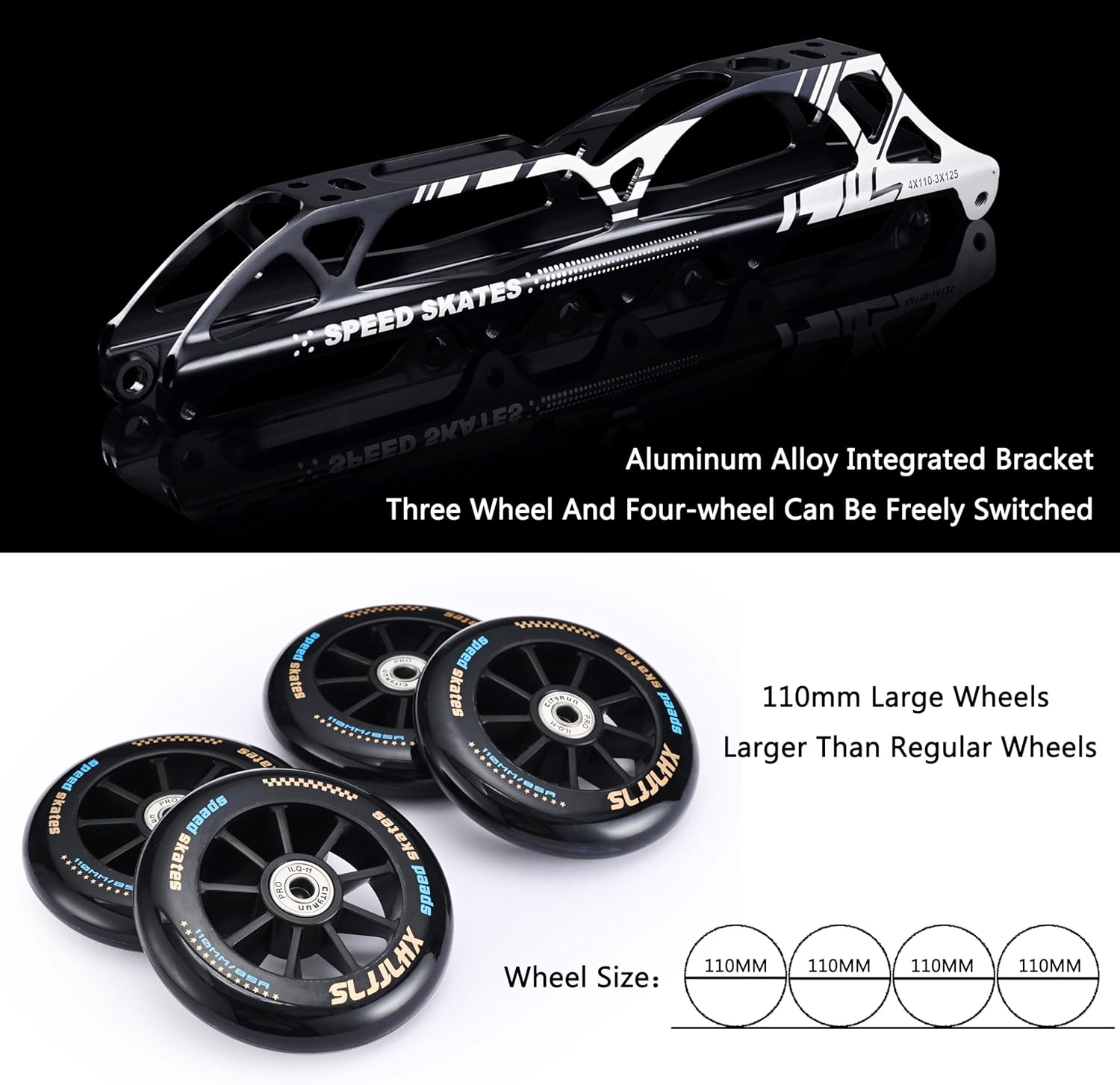 Inline Speed Skates for Men Women,Professional Carbon Fibre Inline Skates Adult Male,High Performance Fitness Racing Skates,Unisex