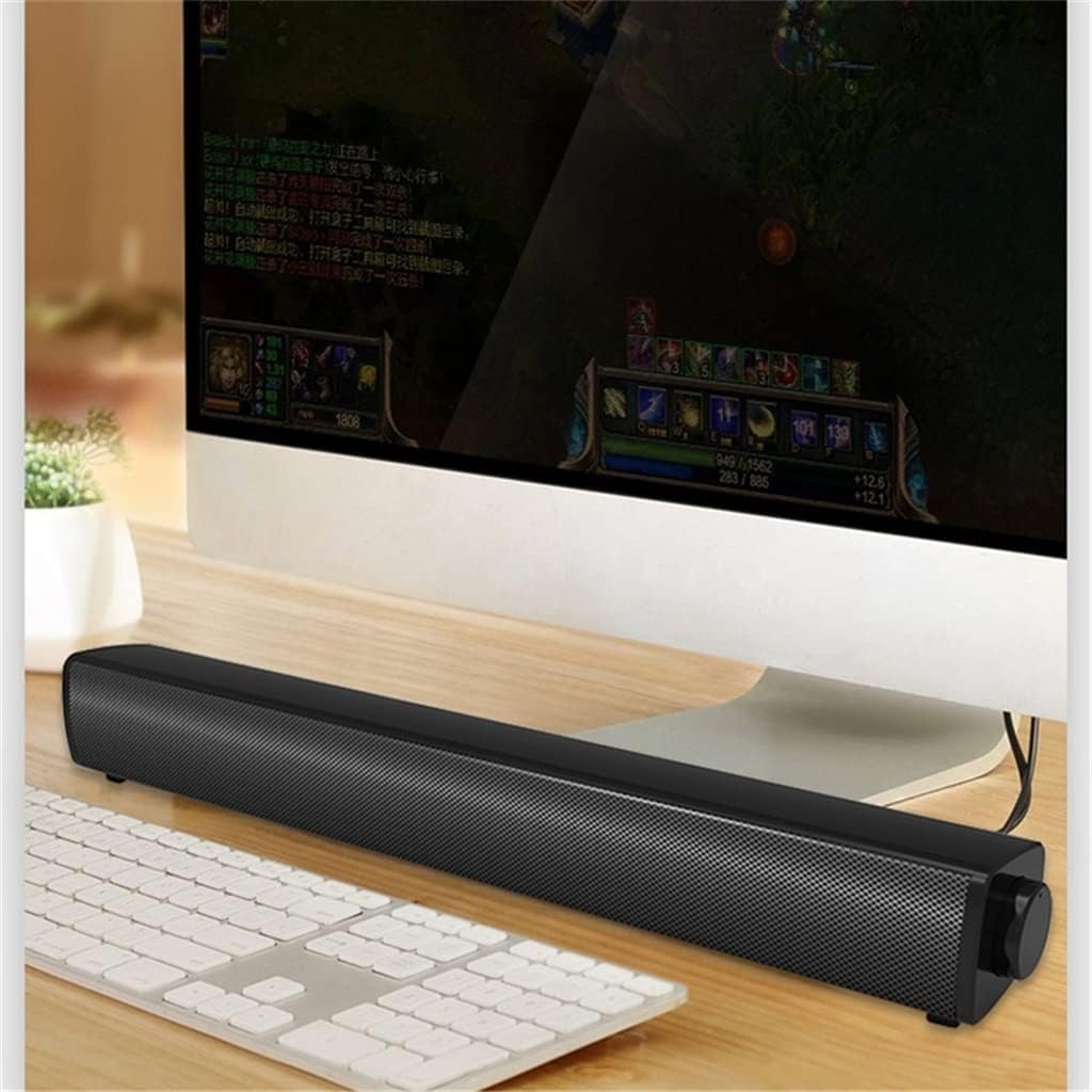 Computer Speakers, Wired USB-Powered PC Speakers, 3.5mm Aux-in Computer Speakers for Desktop, Laptops, PCs, Phones, Tablets