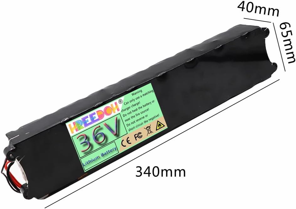 36 Volt Electric Scooter Battery 36V 10Ah 12Ah 14Ah 20Ah Replacement Li-ion Battery for 360W 432W 504W 720W Motor