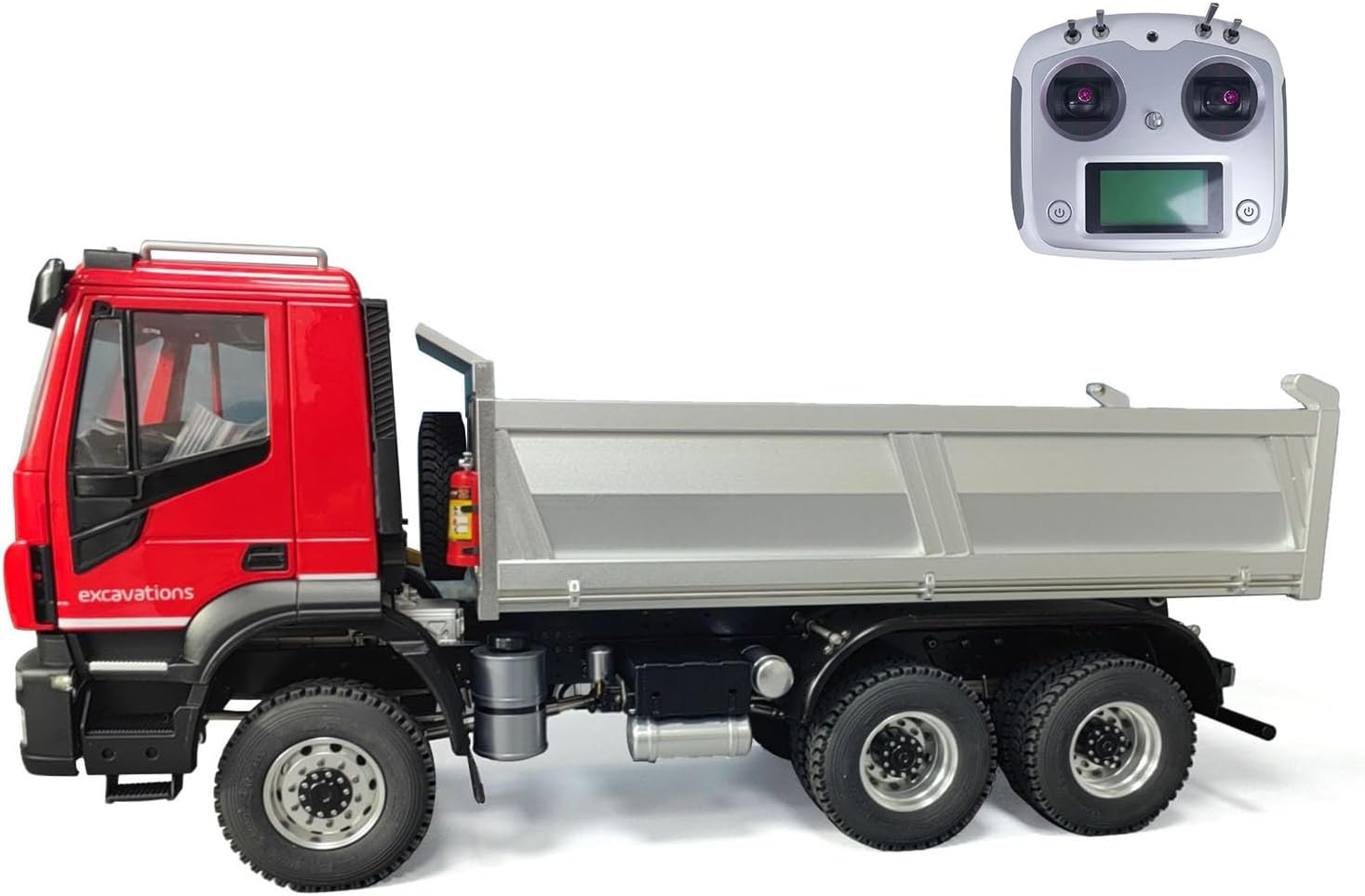 TOUCAN RC HOBBY 1/14 6x6 Hydraulic RC Dump Truck Radio Control Tipper Dumper Car 2-Speed Gearbox