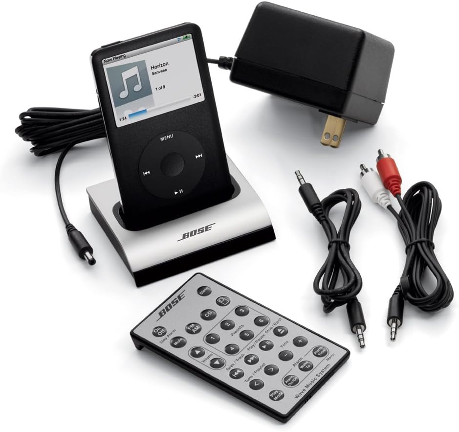 Bose Wave Music System with Connect kit for iPod - Titanium Silver