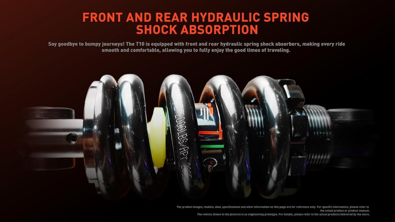 JOYOR S5/S10/T10 Electric Scooters, 31/40/44 MPH Top Speed, 34/46 Miles Max Range, 600W/2000W Motor, Dual Suspension, 10