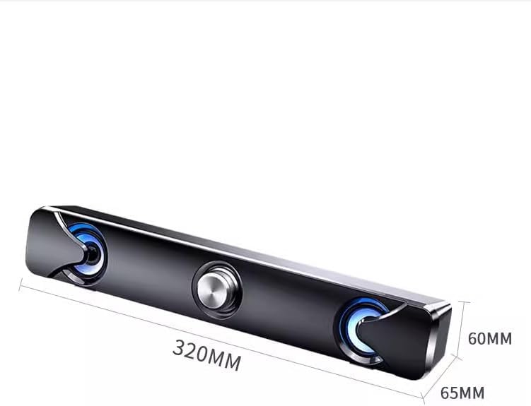 Computer Audio, Home Desktop Laptop, Small Speaker, Long Subwoofer(E)