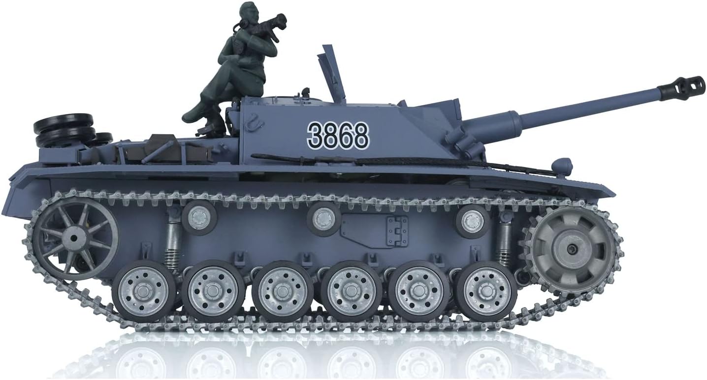 Henglong 1/16 7.0 Rc Tank Remote Control Tanks for Adult (3868 Professional Version),US in Stock