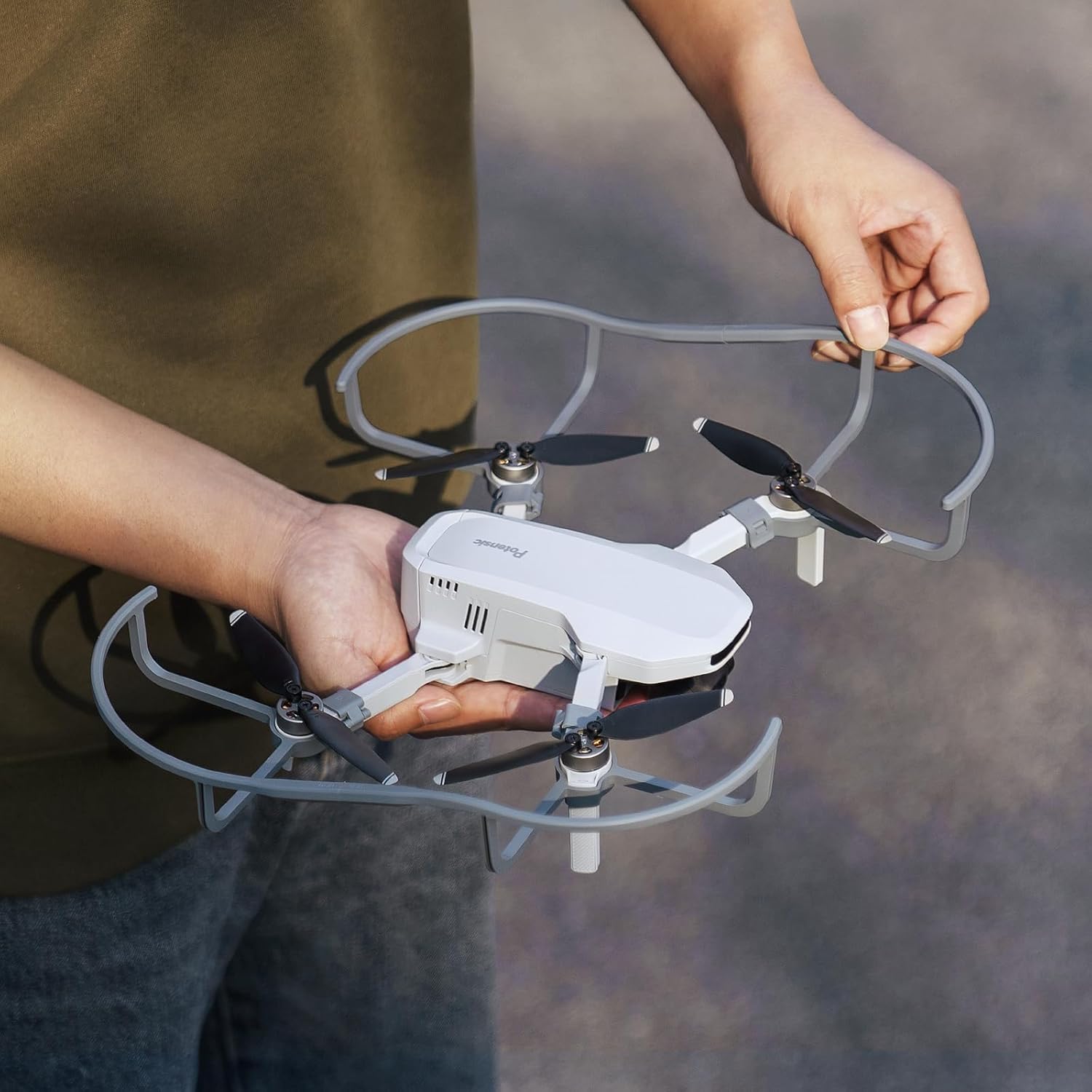 Potensic ATOM 3-Axis Gimbal 4K GPS Drone, Fly More Combo Bundle with 1 Set of Propeller Guard