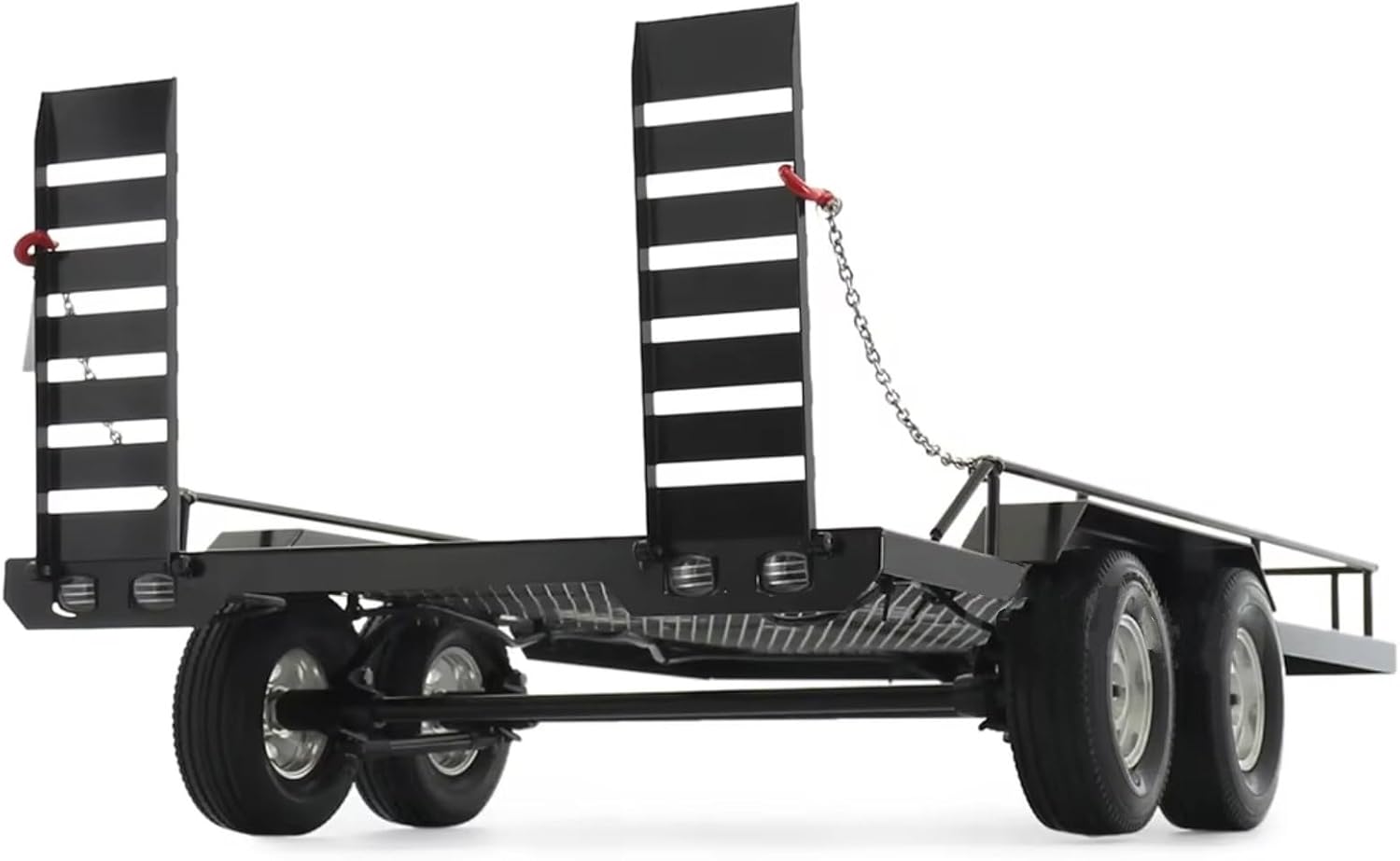 for Axial for SCX10 for TRX4 for TRX6 for Redcat GEN8 for RGT 86100 SMT for Tamiya CC01 1/10 Metal Dual Axle Trailer Kit RC Crawler Parts RC Car Accessories