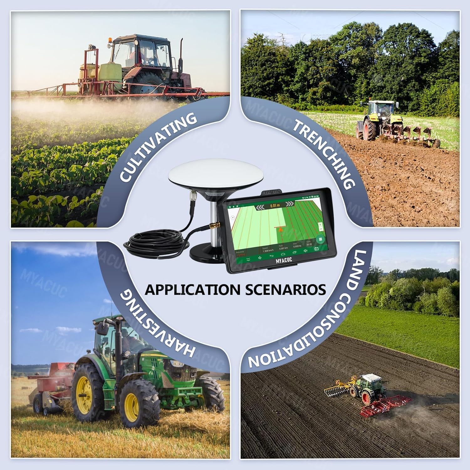 Tractor GPS Navigator for Precision Agriculture, 7