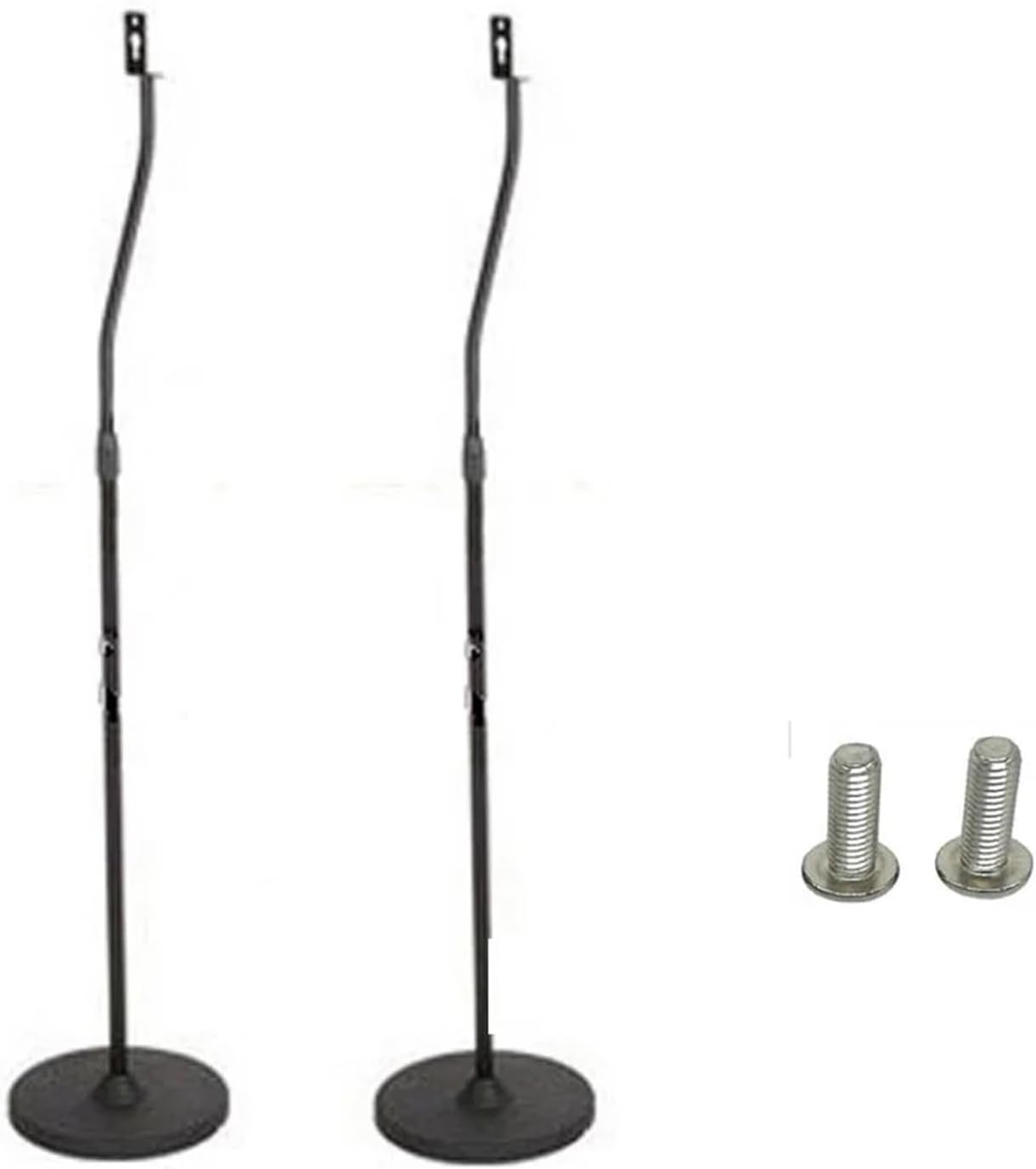 1 pair DL-SF01 100CM 110CM 120CM adjustable surround sound floor stand mounting bracket stand(SF01 with screw)