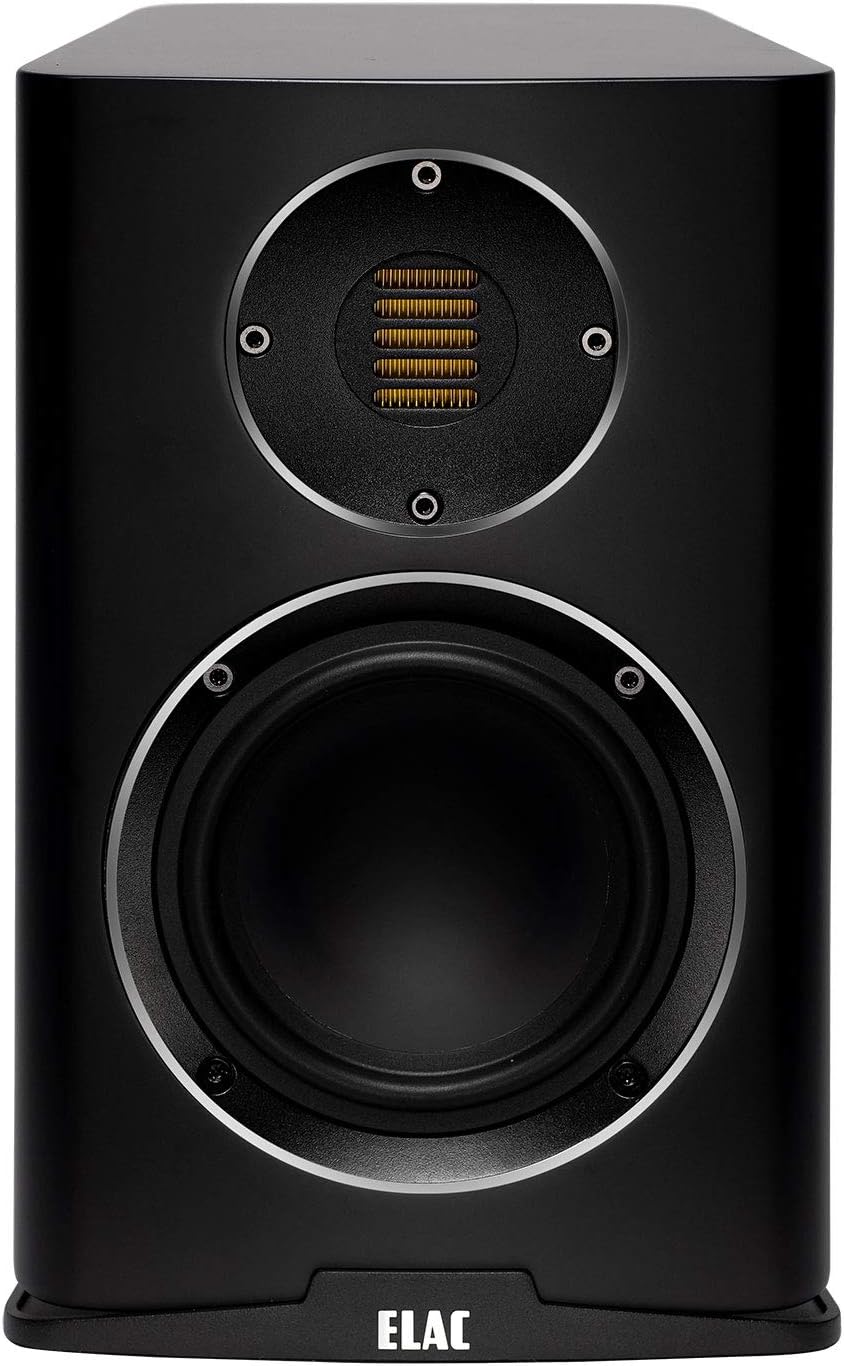 ELAC BS243.4-SB Carina Premium Bookshelf Speakers - (Pair) Satin Black