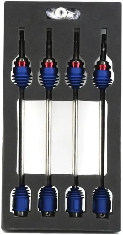 4Pcs Steel Drive Shaft CVD Dogbone Driveshafts 5451R Compatible with 1/10 T-Maxx E-Maxx Revo RC Car Upgrades Pa