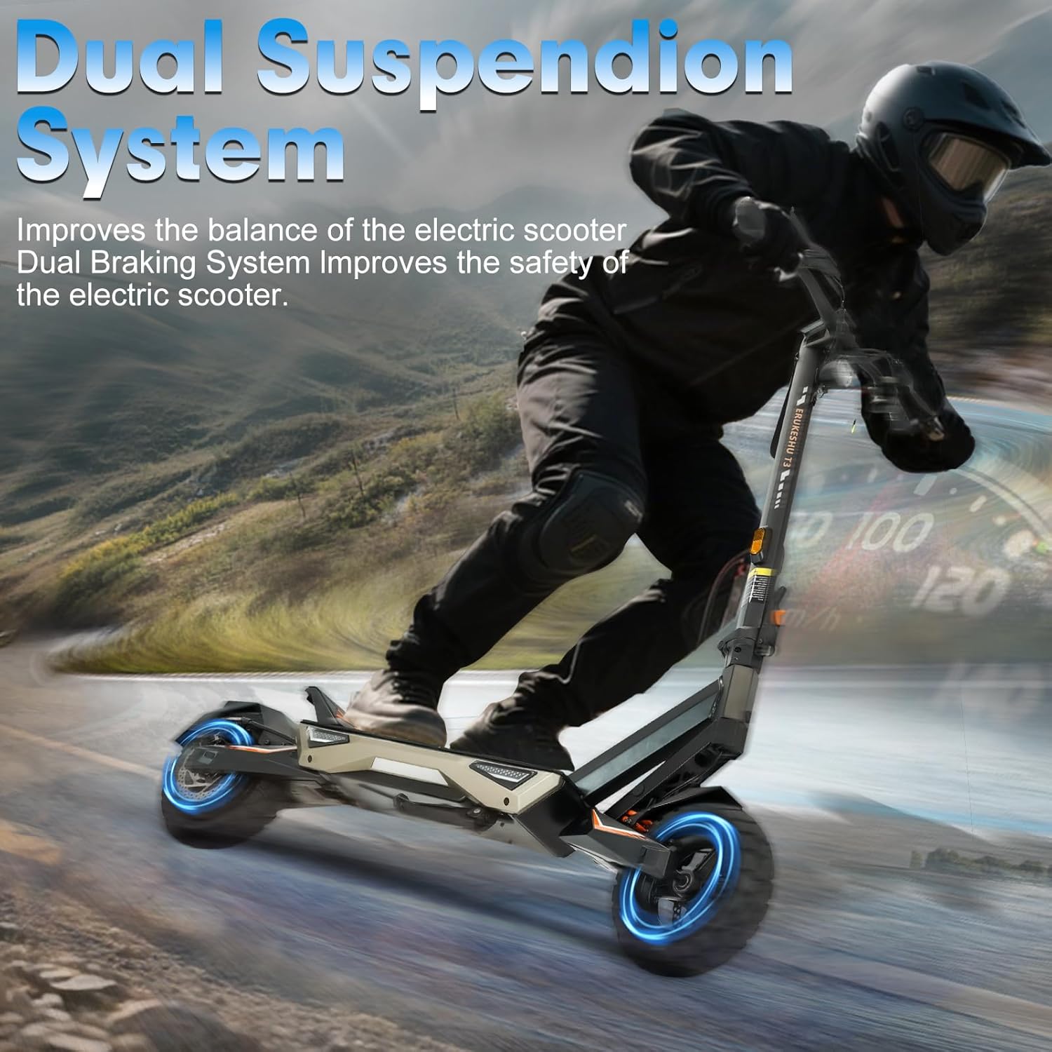 Electric Scooter for Adults, 5600W/1500W/1200W/800W Motor Fast Electric Scooter, 46/40/35 MPH Top Speed, 27Ah/20.8Ah/15.6Ah Battery, 10/11