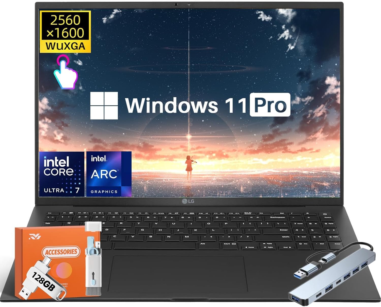 LG Gram 17 Business Touchscreen Laptop, 17