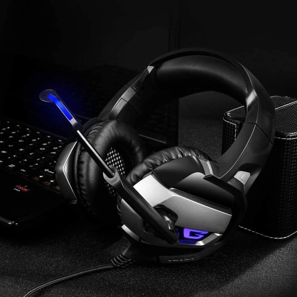 Microphone Headphone Head-Mounted 7.1-Channel USB Gaming Headset,Wired Headset,for PC,MAC,PS4,Xbox