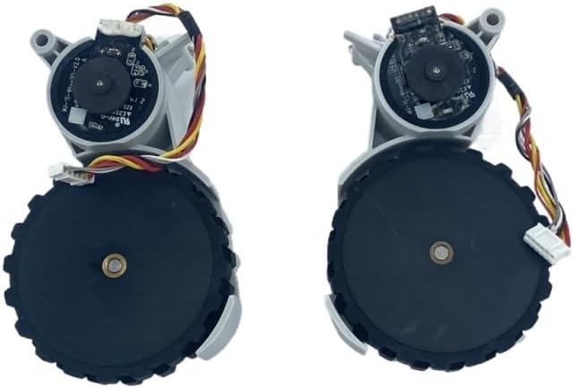 FGJNFS Left and Right Drive Wheels - Compatible with Xiaomi Mijia E10 B112/E12 Vacuum Cleaner Left and Right Wheel Module Replacement Parts(Left and Right B)