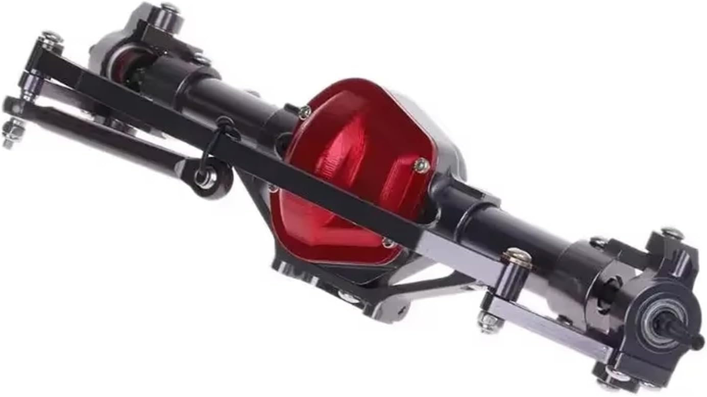 RC Car Upgrade Parts Compatible with Axial for SCX10 1:10 RC for Rock Crawler Car RC Car CNC Metal Front Rear Axle Upgrade Parts(Front and Rear)