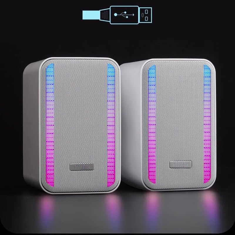 Speaker Desktop Laptop Wired Computer Games Esports Speaker Home Heavy Bass Stereo(E)