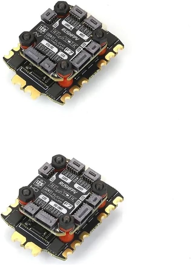 60A 4-in-1 Brushless ESC, BLHeli_32 Firmware, 3-6S Lipo Support, Compatible with DShot 1200 for RC FPV Racing & Long Range Drone