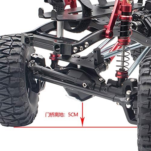 KYX Racing 313mm Wheelbase Two-Speed Portal Axle Edition Metal Chassis Frame Upgrade Crawler Kit for RC Crawler Car Axial SCX10 II 90046