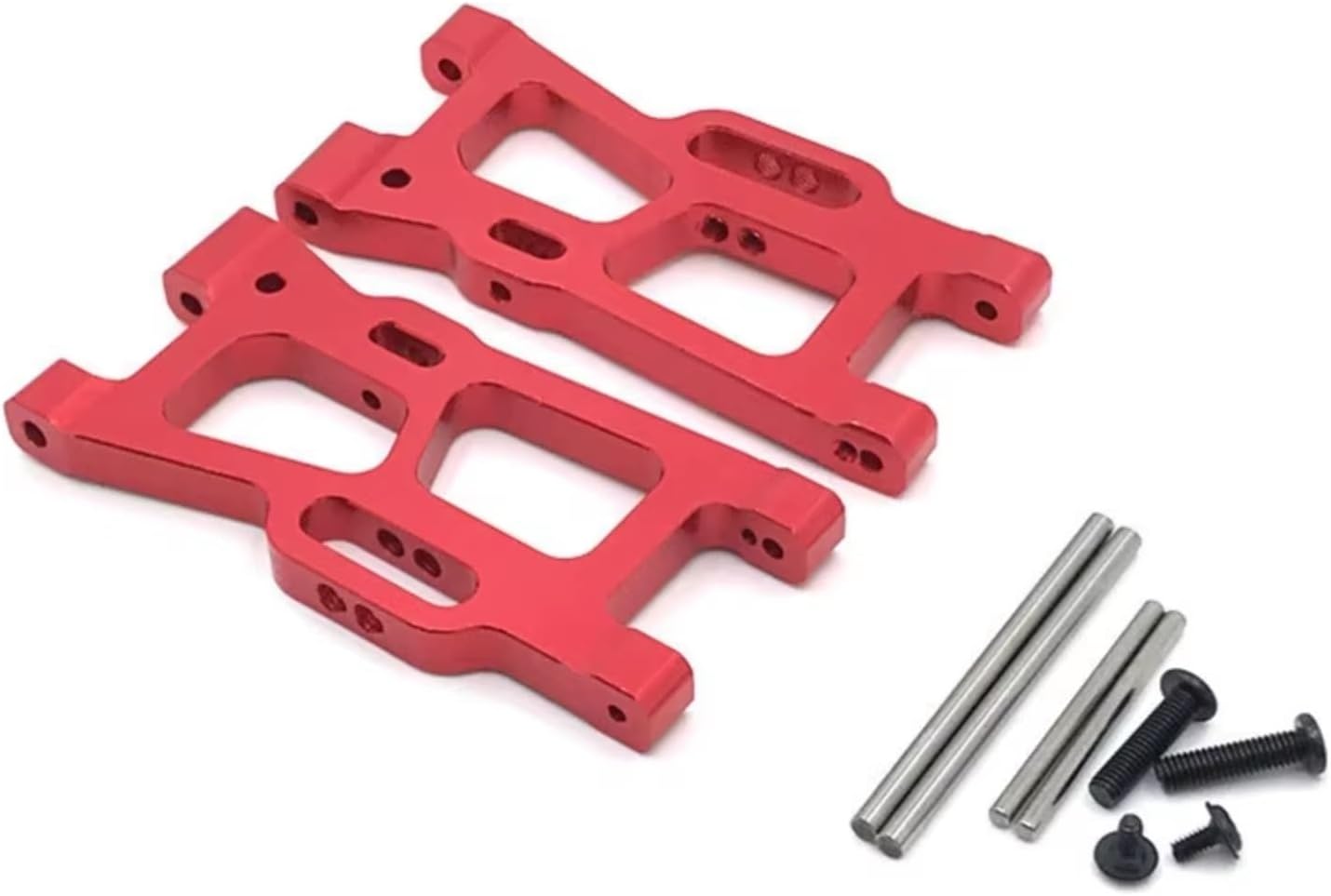 Models Upgrades Parts For WLtoys 144010 144001 144002 124016 124017 124018 124019 1/12 1/14 Metal Upgrade Rear For Swing Arm RC Car Parts(Yellow)