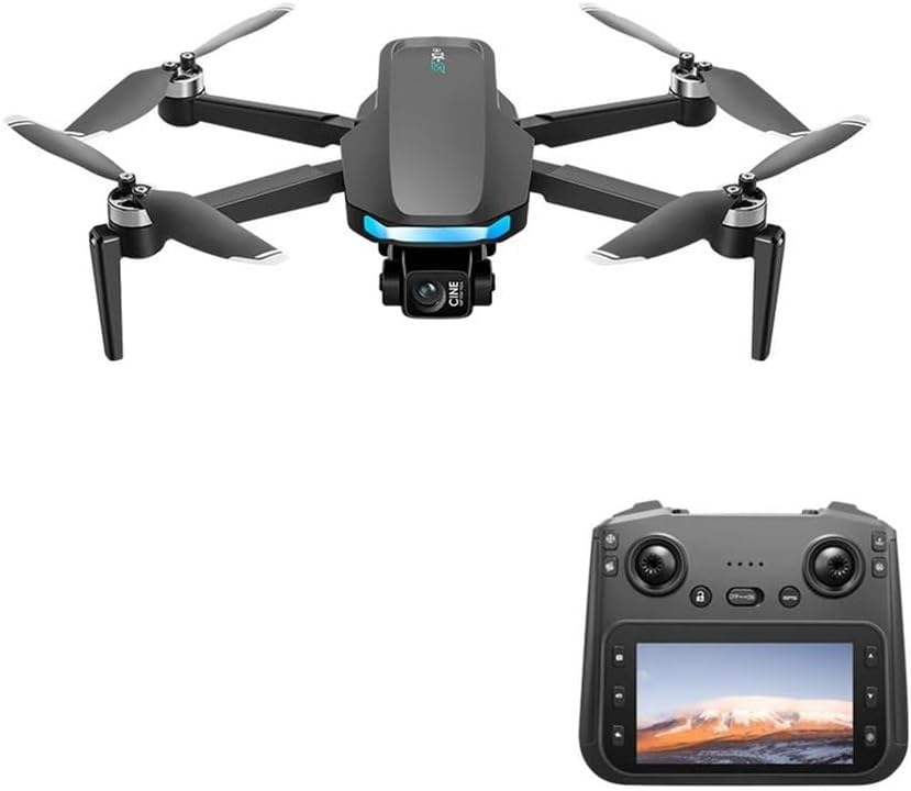 Black,Triple Battery,New S-X1 Drone with Screen 3-Axis Anti-Shake Gimbal 8K Aerial Brushless RC Quadcopter 5G GPS 8K HD Camera FPV UAV