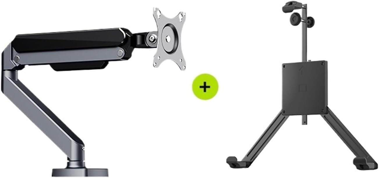 Stand Computer Holeless Monitor Stand Robotic Arm No Punching No Screw Expansion Hole Special Accessories X1(S1 Gray)