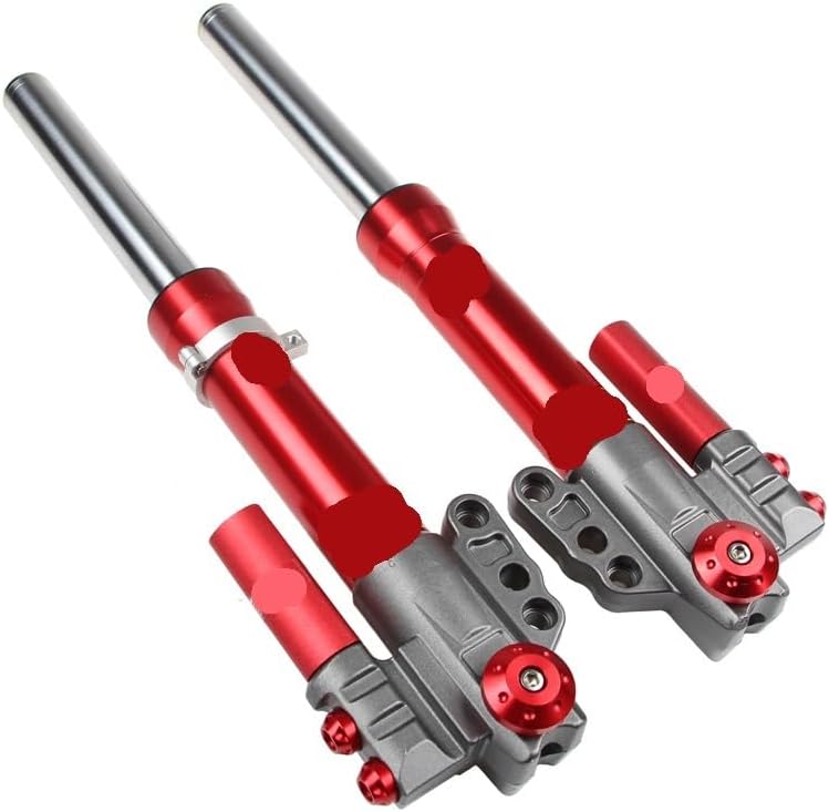 Bike Rear Shock Motorcycle Front Shock Absorber Forks Suspension 400mm 30-core forks Mount Not Adjustable For Scooter Modify