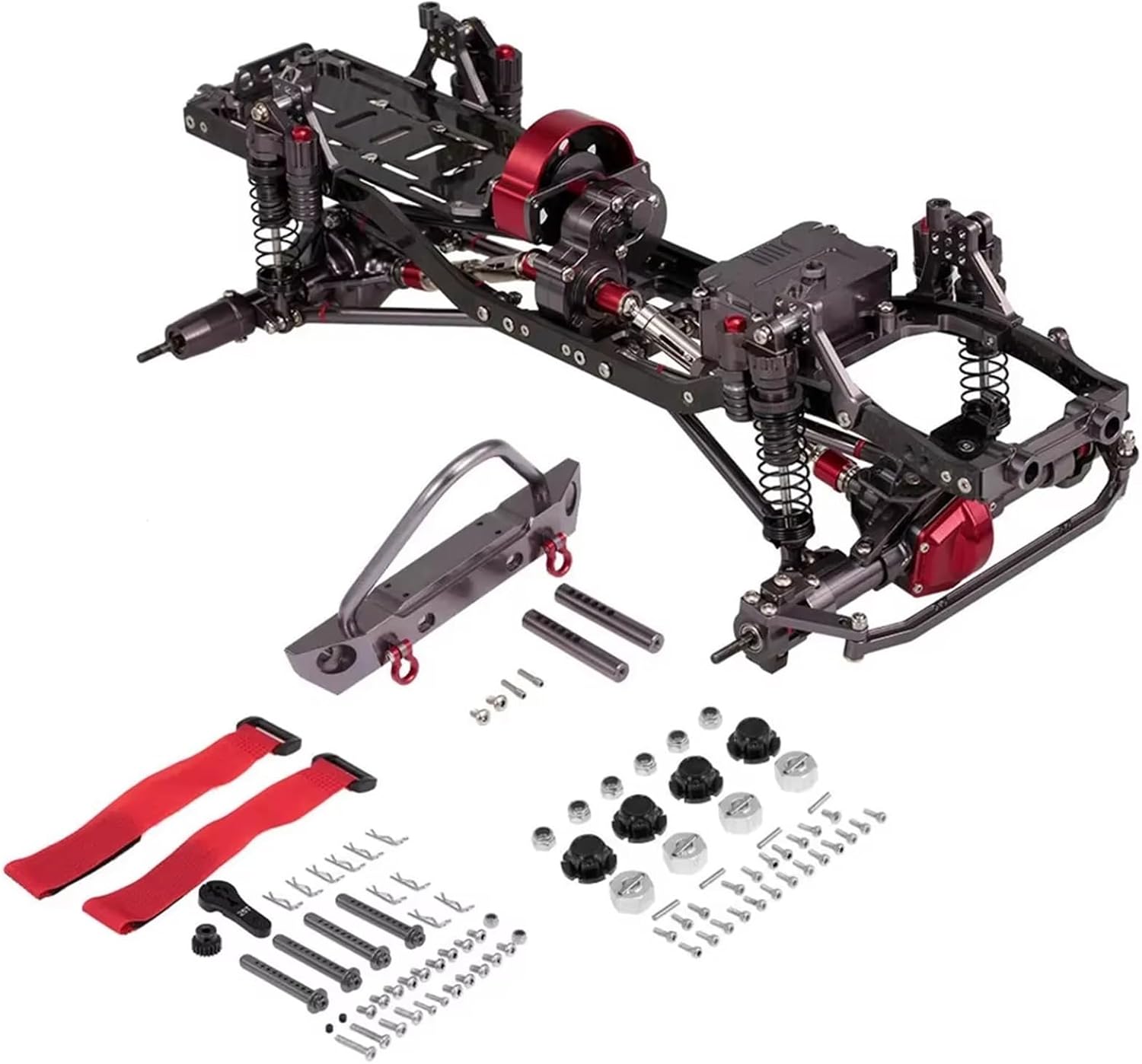 for AXIAL for SCX10 for 1/10 RC Crawler for Climbing Car DIY Frame Kit CNC Aluminum RC Car Parts