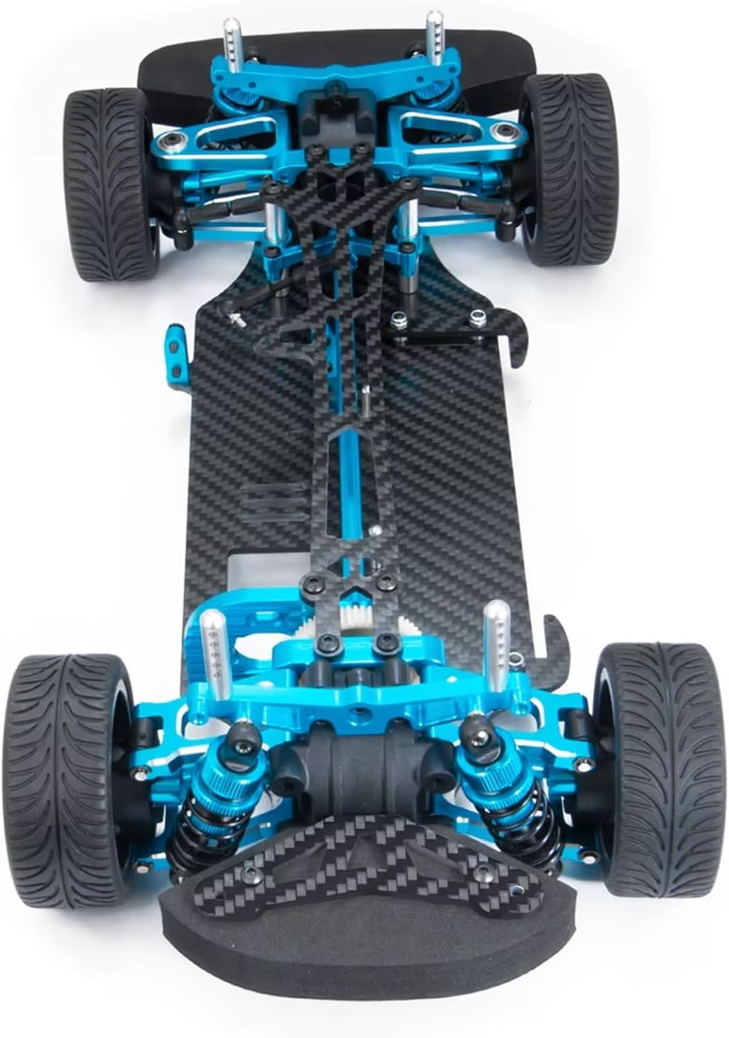 for Tamiya for TT01 1/10 Metal Carbon Fiber Plastic Wheel Rims Shock Absorbers Frame Kit RC Remote Control Drift Car Parts RC Car Repair Kit