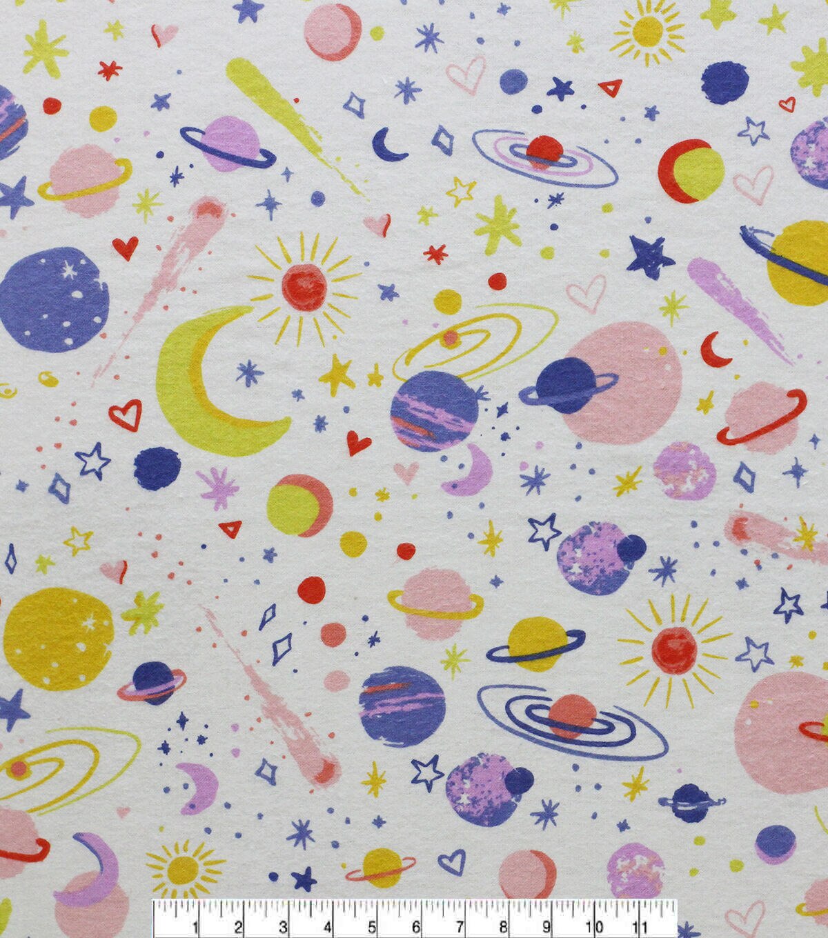 Fun Space Super Snuggle Flannel Fabric