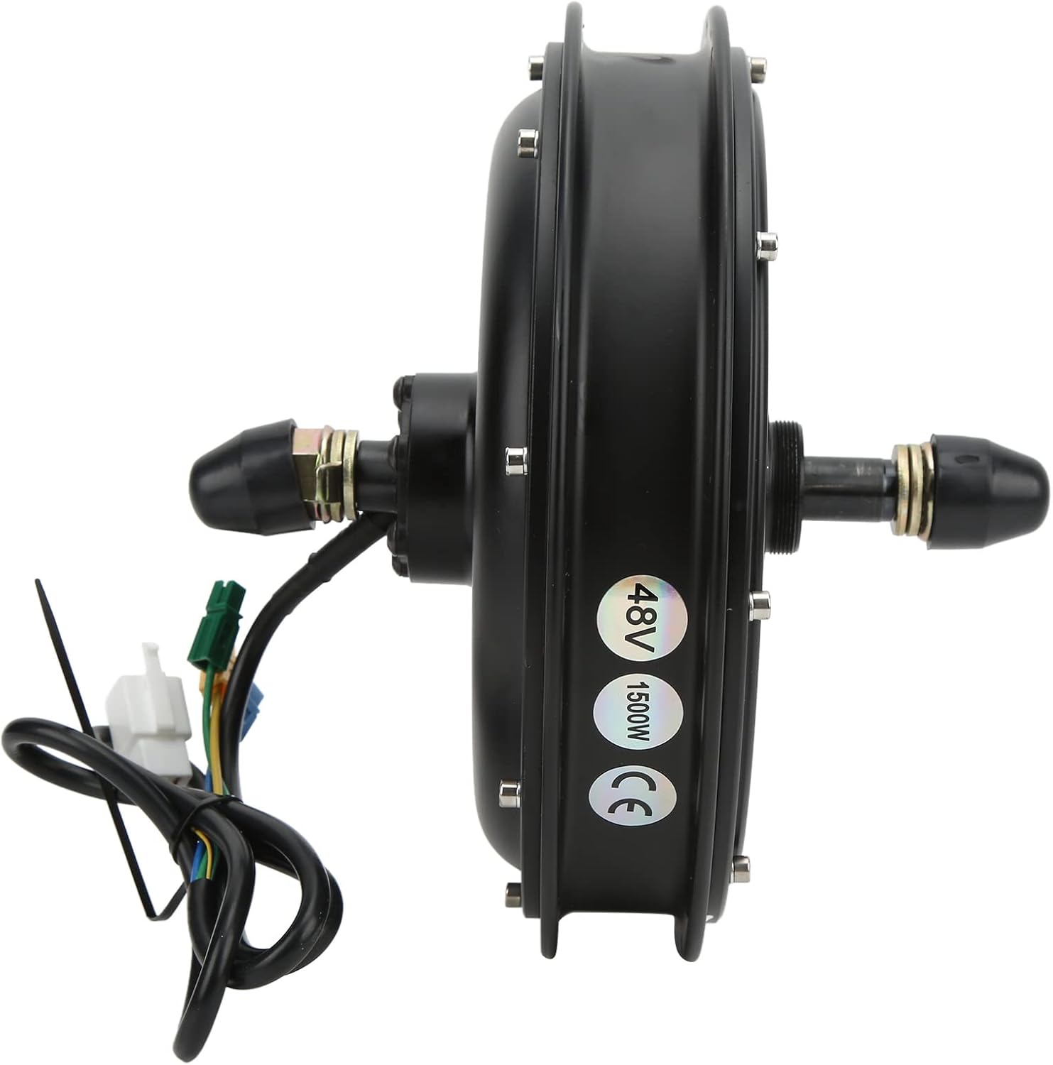 plplaaoo Electric Bike Rear Hub Motor,Bike Rear Wheel Motor 48V 1500W Rear Drive DC Hub Motor DIY Modification for Electric Bicycles Electric Scooters